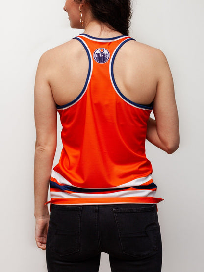 Edmonton Oilers Women's Racerback Hockey Tank