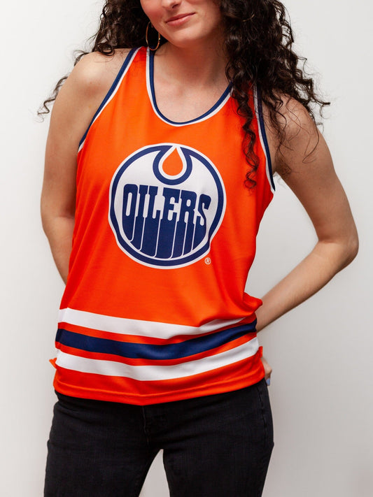 Edmonton Oilers Women's Racerback Hockey Tank