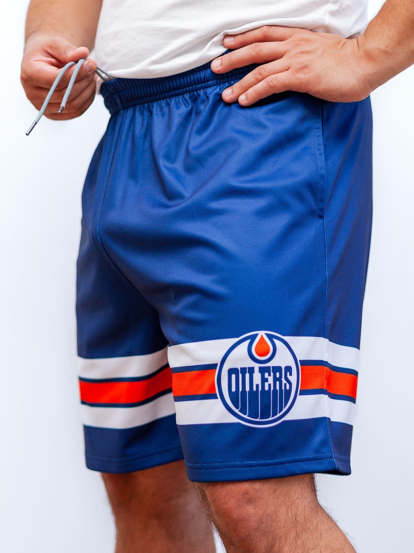 Edmonton Oilers Mesh Hockey Shorts