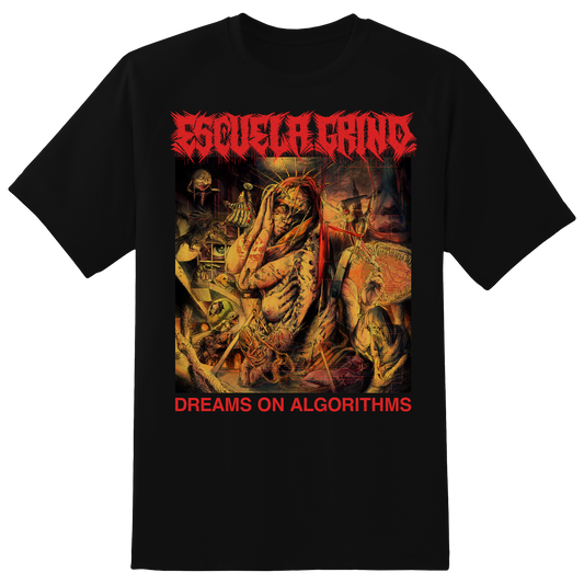 Escuela Grind Dreams on Algorithms Mens T Shirt