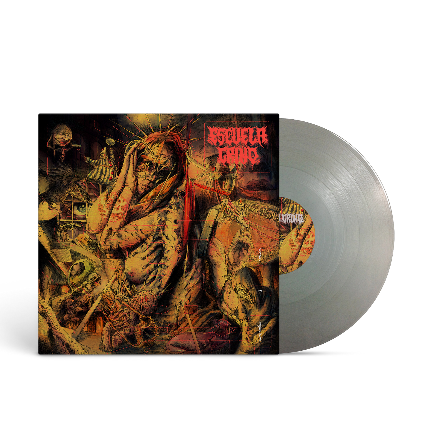 Escuela Grind - Dreams On Algorithms Metallic Silver Vinyl Record Vinyl Record