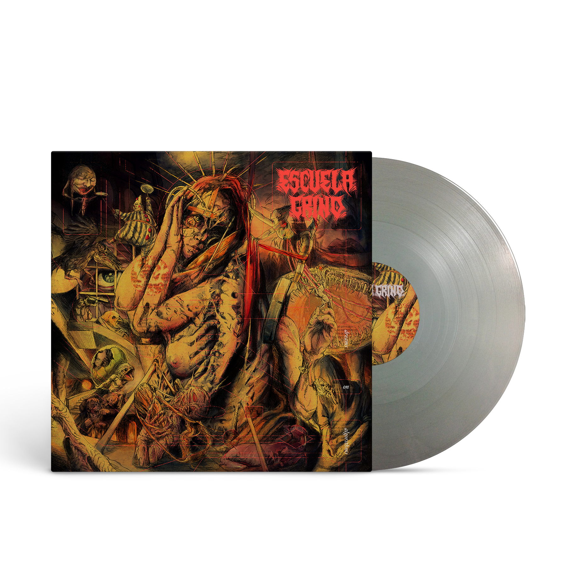 Escuela Grind - Dreams On Algorithms Metallic Silver Vinyl Record Vinyl Record