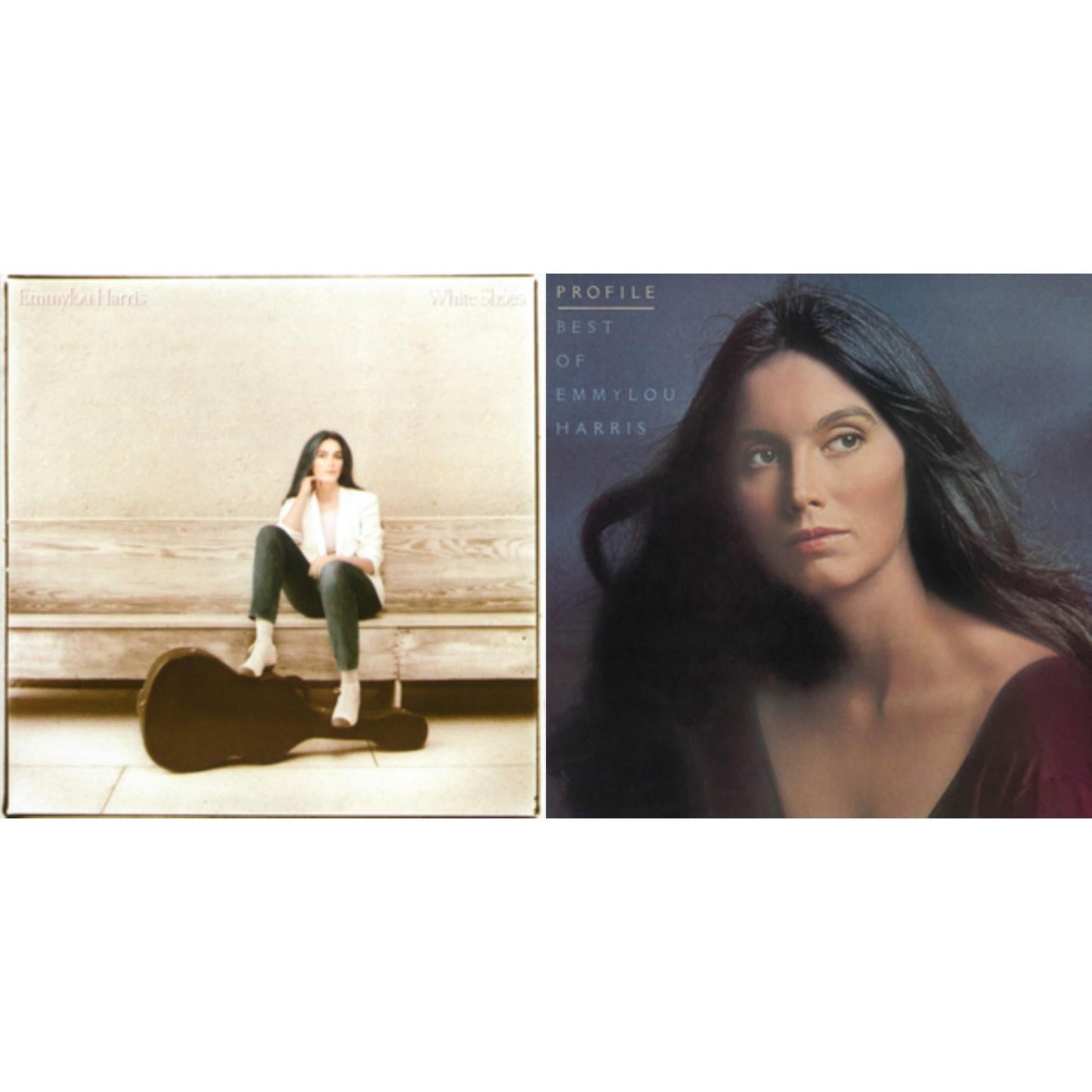 Emmylou Harris - White Shoes & Profile: Best Of Emmylou Harris - LP Vinyl Bundle