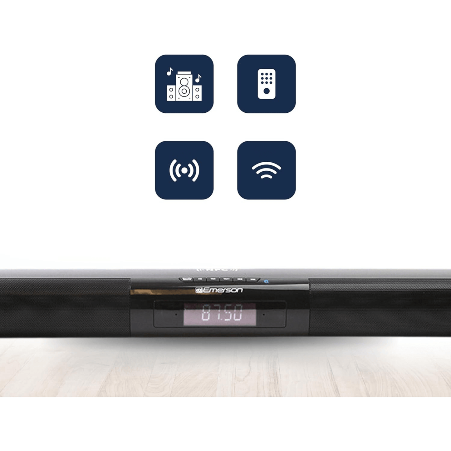 Emerson 42" Bluetooth Soundbar with Digital FM Radio and Remote Control