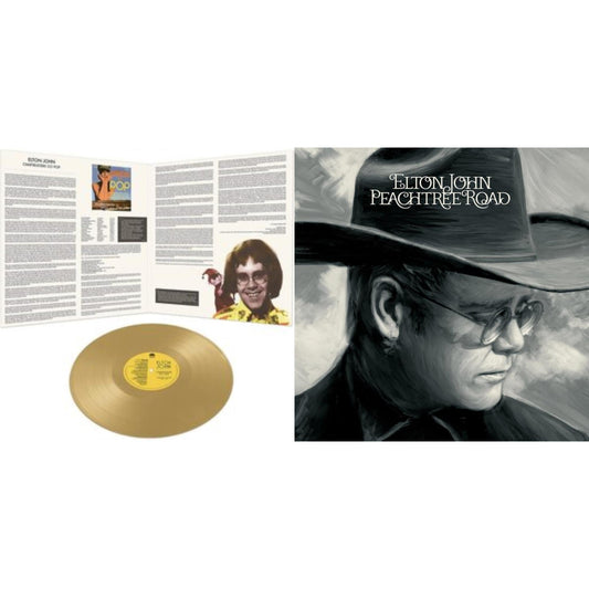 Elton John - Chartbusters Go Pop - Legendary Covers '69 / '70 (Gold LP Vinyl) & Peachtree Road (2LP)