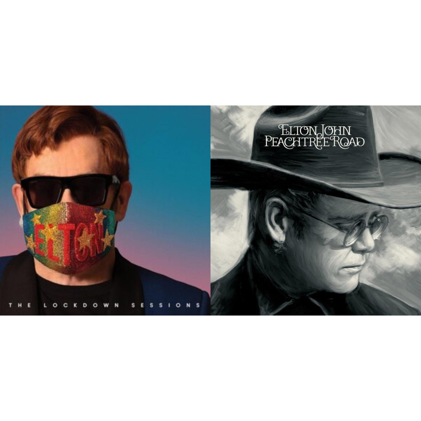Elton John - Lockdown Sessions (Blue Vinyl/2LP) (X) & Peachtree Road (2LP)