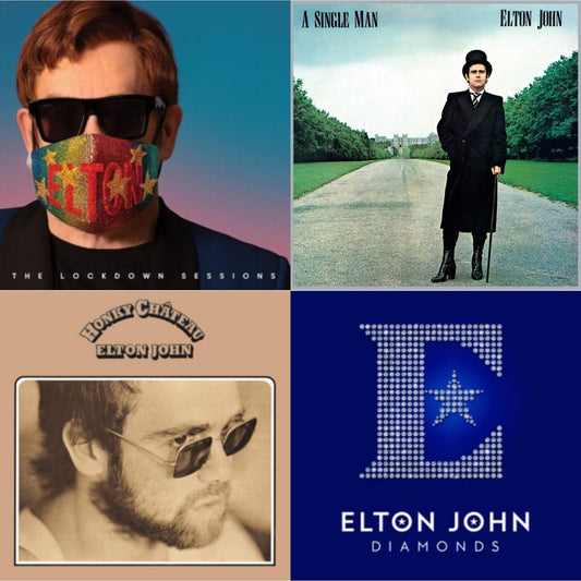 Elton John - Lockdown Sessions (Blue Vinyl/2LP) (X) & Single Man & Honky Chateau & Diamonds (2LP)