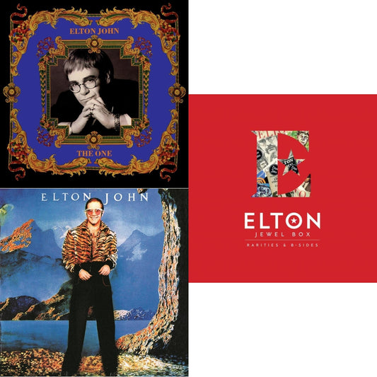 Elton John - One (2LP) & Caribou (50Th Anniversary Edition/2LP/Blue Vinyl) & Jewel Box (3LP - Rarities & B-Sides)