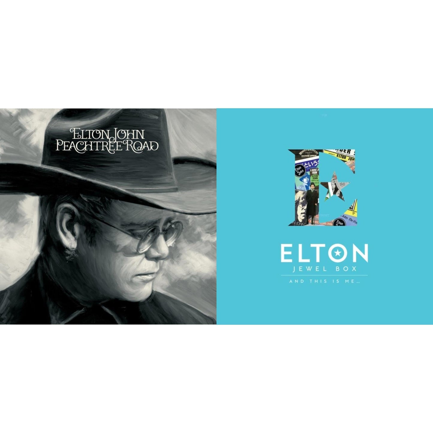 Elton John - Peachtree Road (2LP) & Jewel Box (2LP - And This Is Me)
