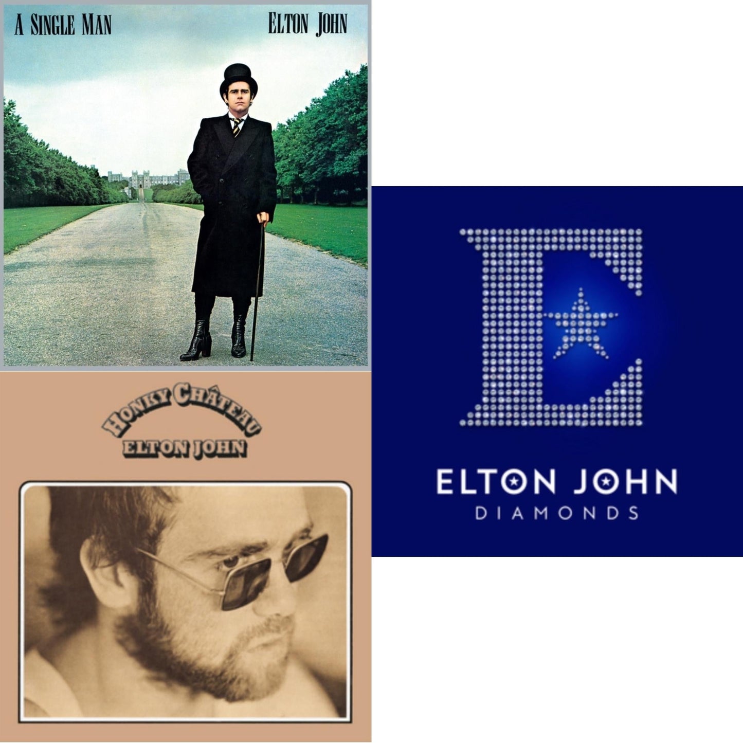 Elton John - Single Man & Honky Chateau & Diamonds (2LP)