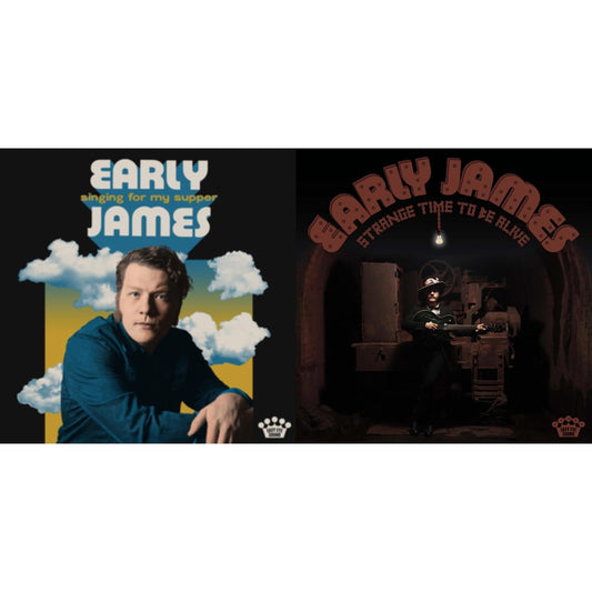 Early James - Singing For My Supper & Strange Time To Be Alive (Brown Swirl LP Vinyl)