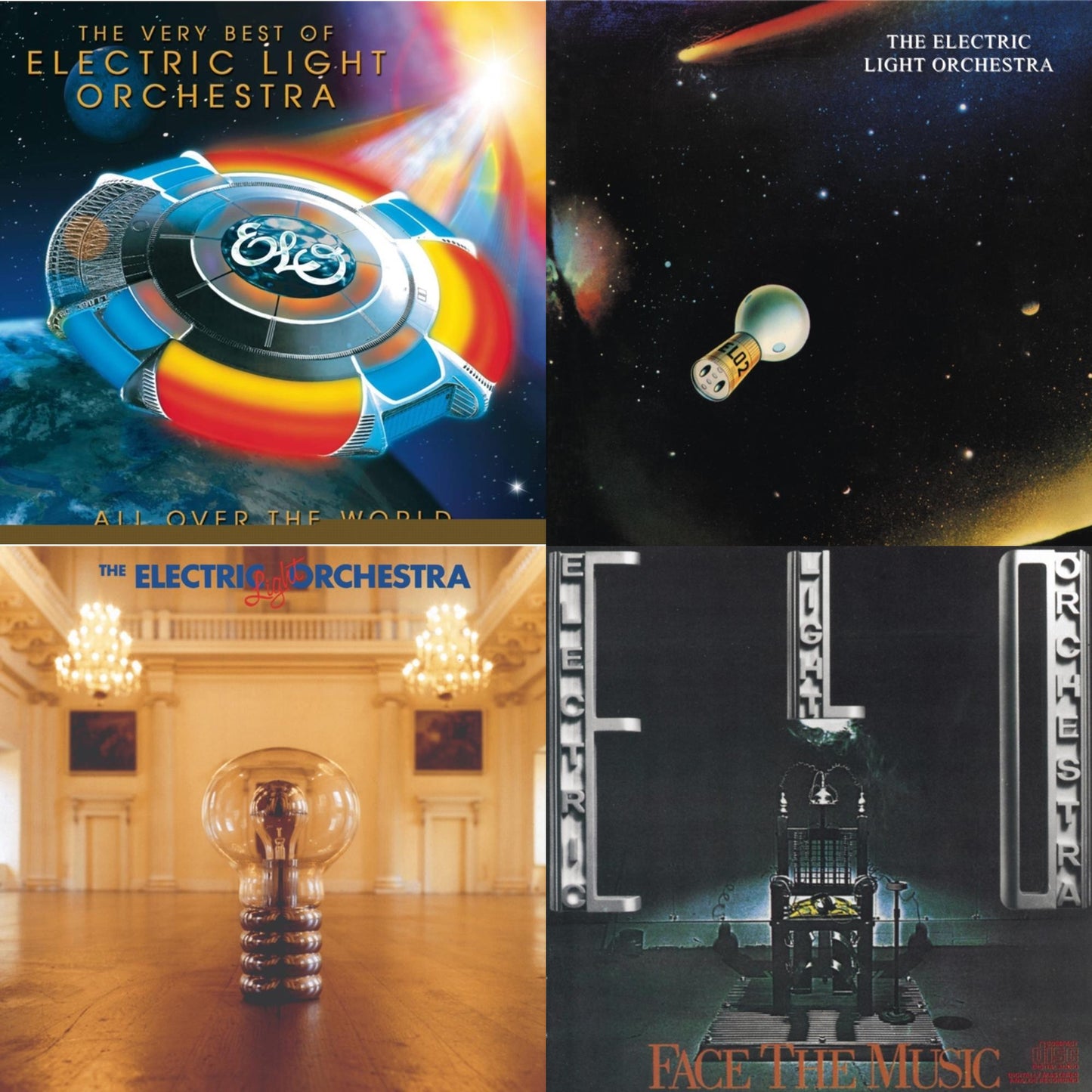 Electric Light Orchestra - All Over The World: Very Best Of & Elo 2 & No Answer & Face The Music - CD Bundle