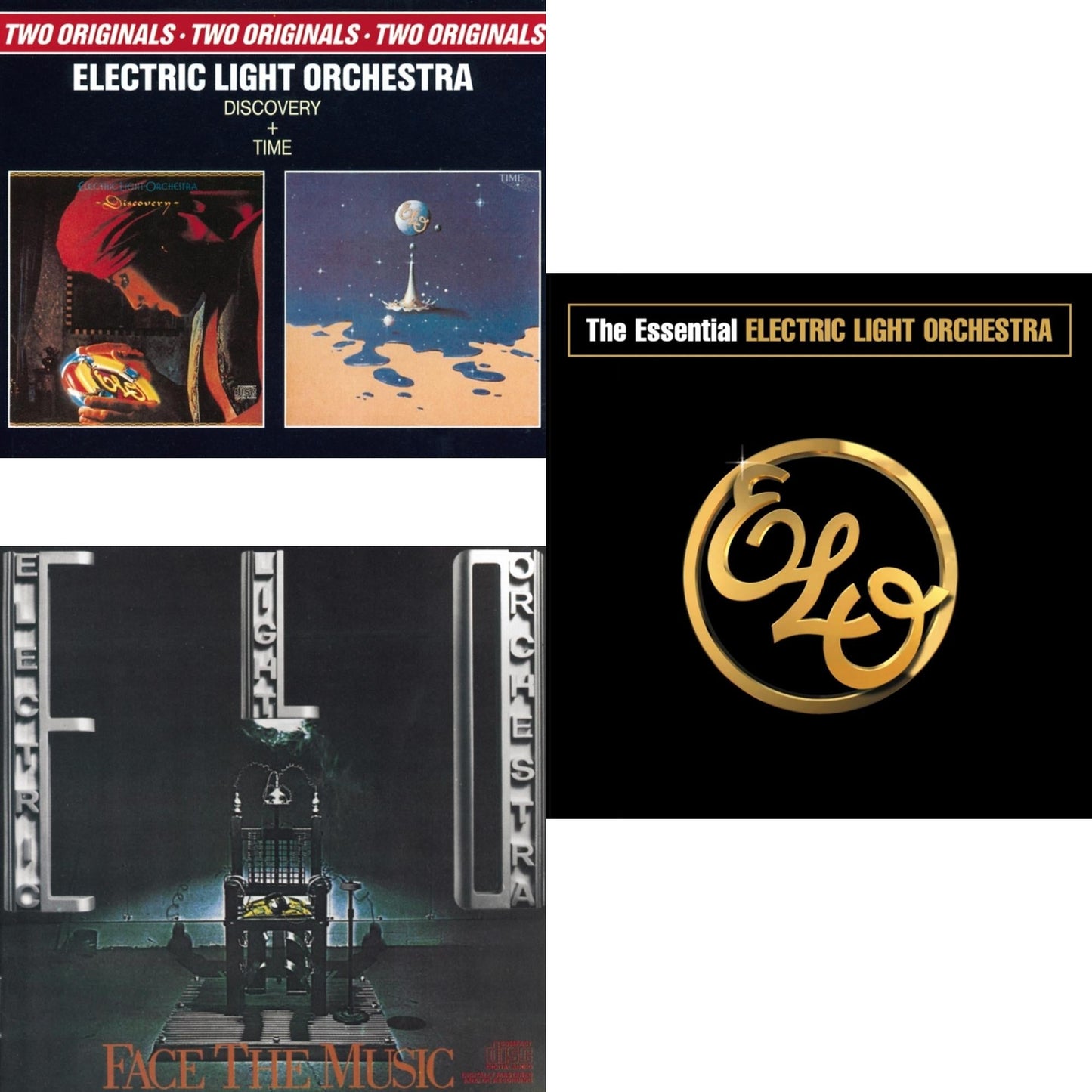 Electric Light Orchestra - Discovery & Face The Music & Essential Electric Light Orchestra - CD Bundle