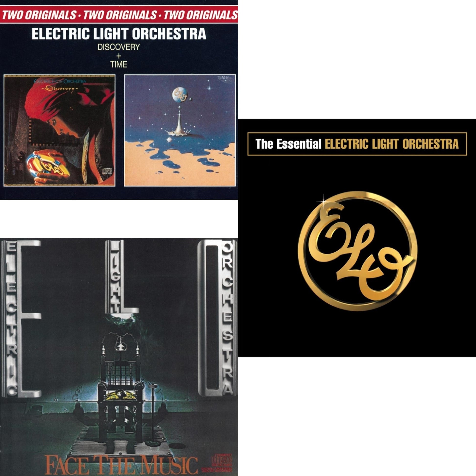 Electric Light Orchestra - Discovery & Face The Music & Essential Electric Light Orchestra - CD Bundle