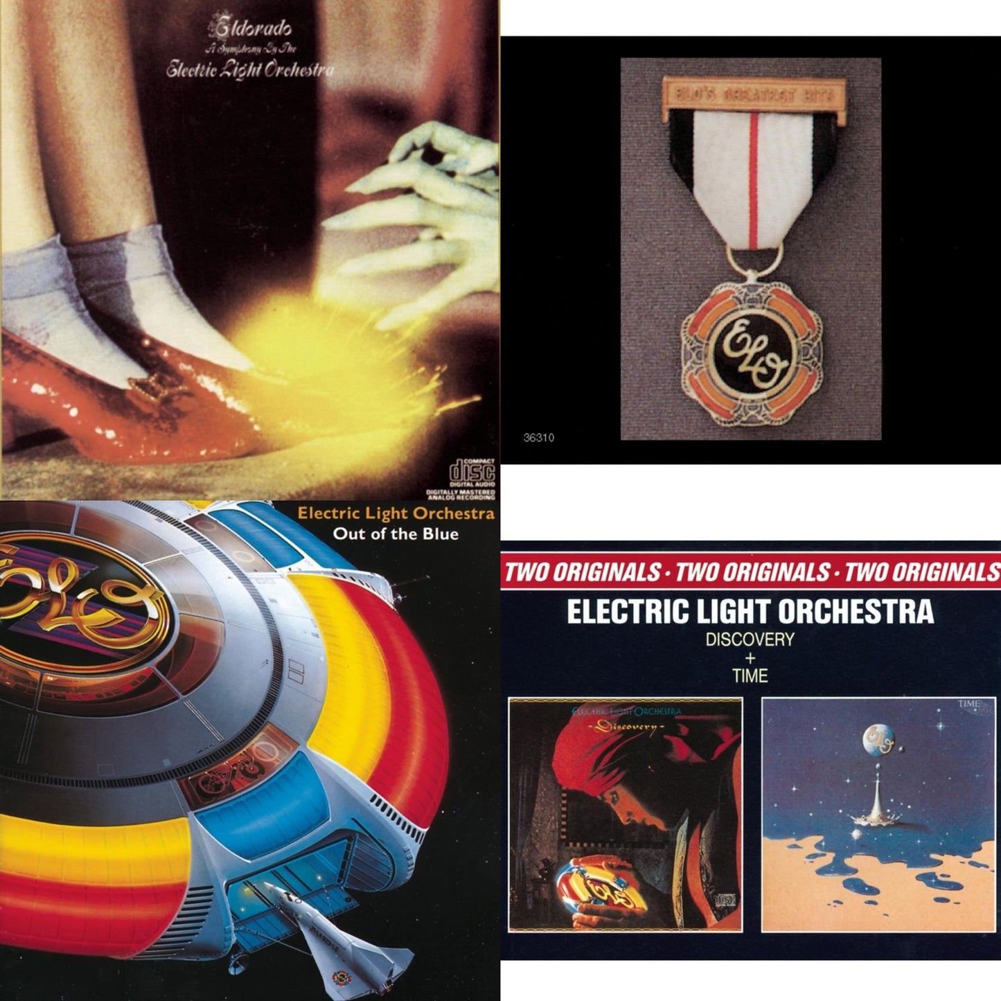 Electric Light Orchestra - Greatest Hits & Out Of The Blue & Discovery & Eldorado - CD Bundle