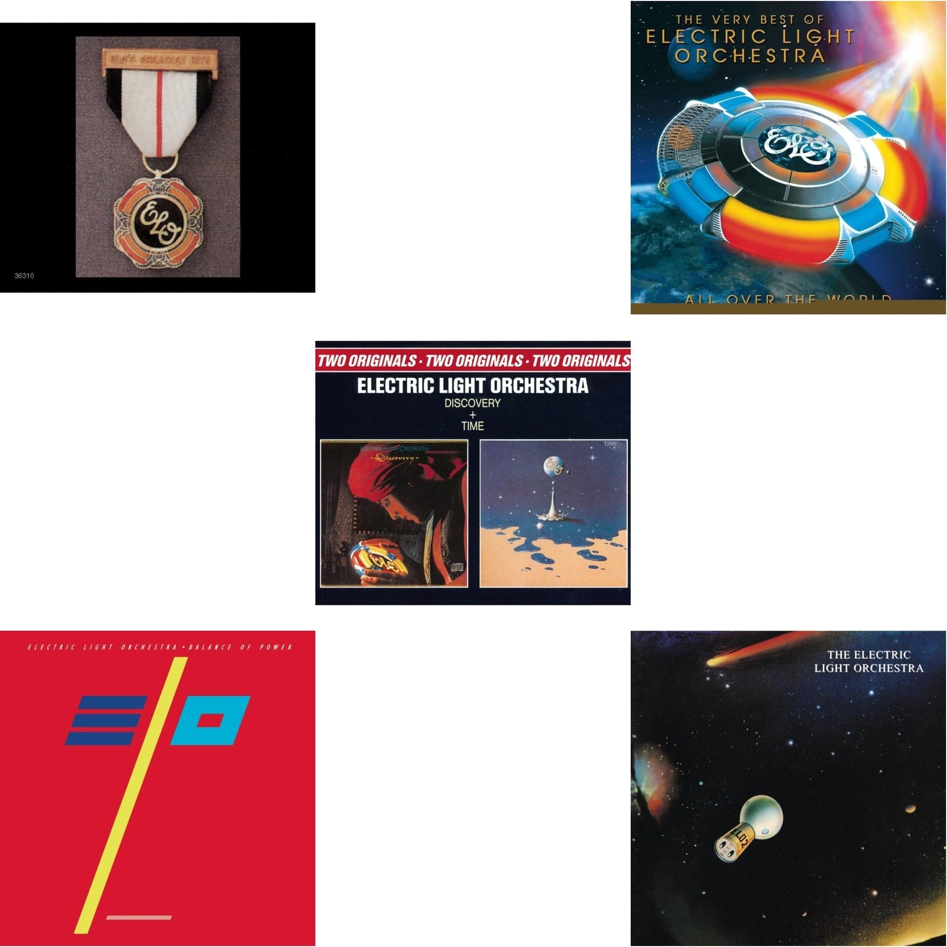 Electric Light Orchestra - Greatest Hits & All Over The World: Very Best Of & Balance Of Power & Discovery & Elo 2 - CD Bundle