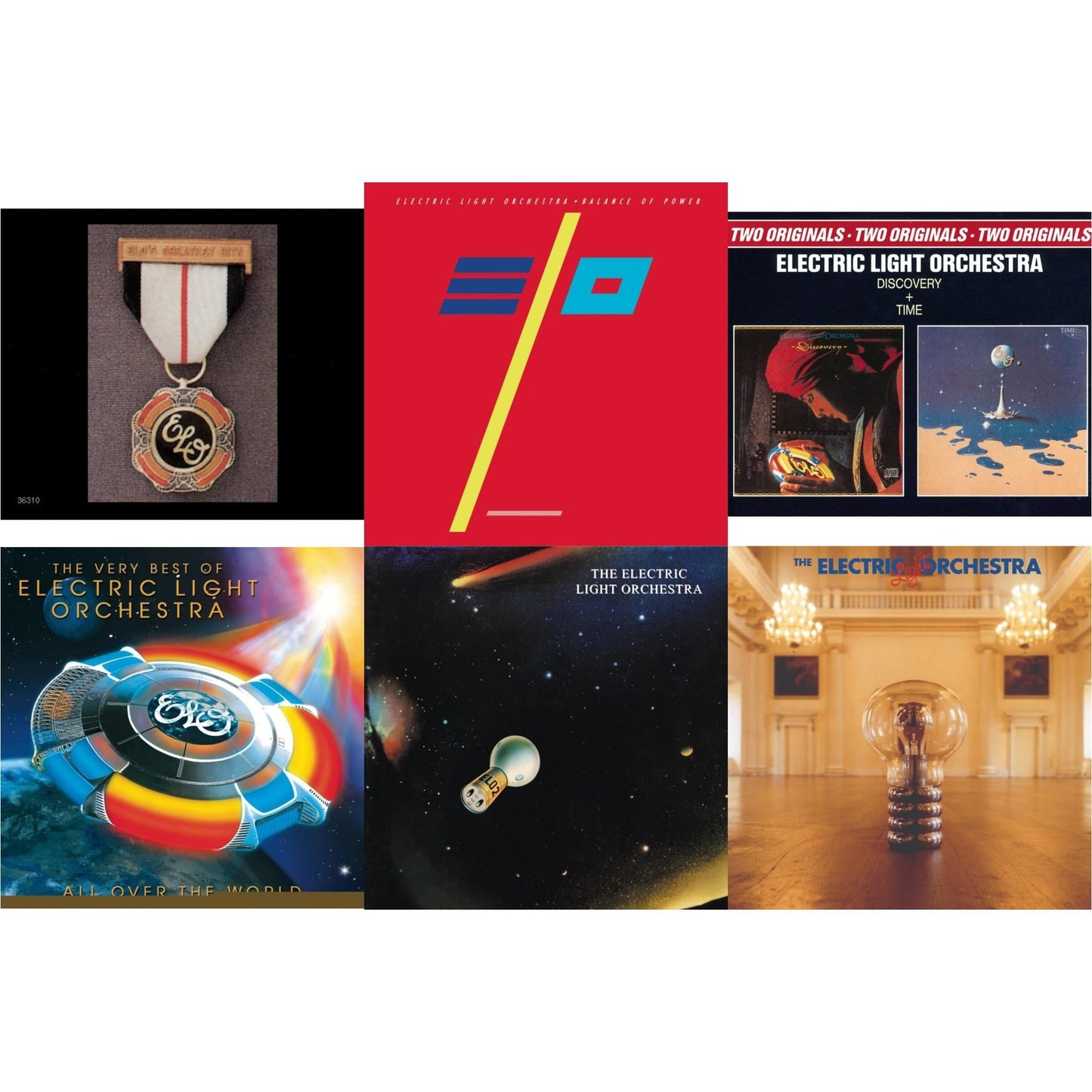 Electric Light Orchestra - Greatest Hits & All Over The World: Very Best Of & Balance Of Power & Discovery & Elo 2 & No Answer - CD Bundle