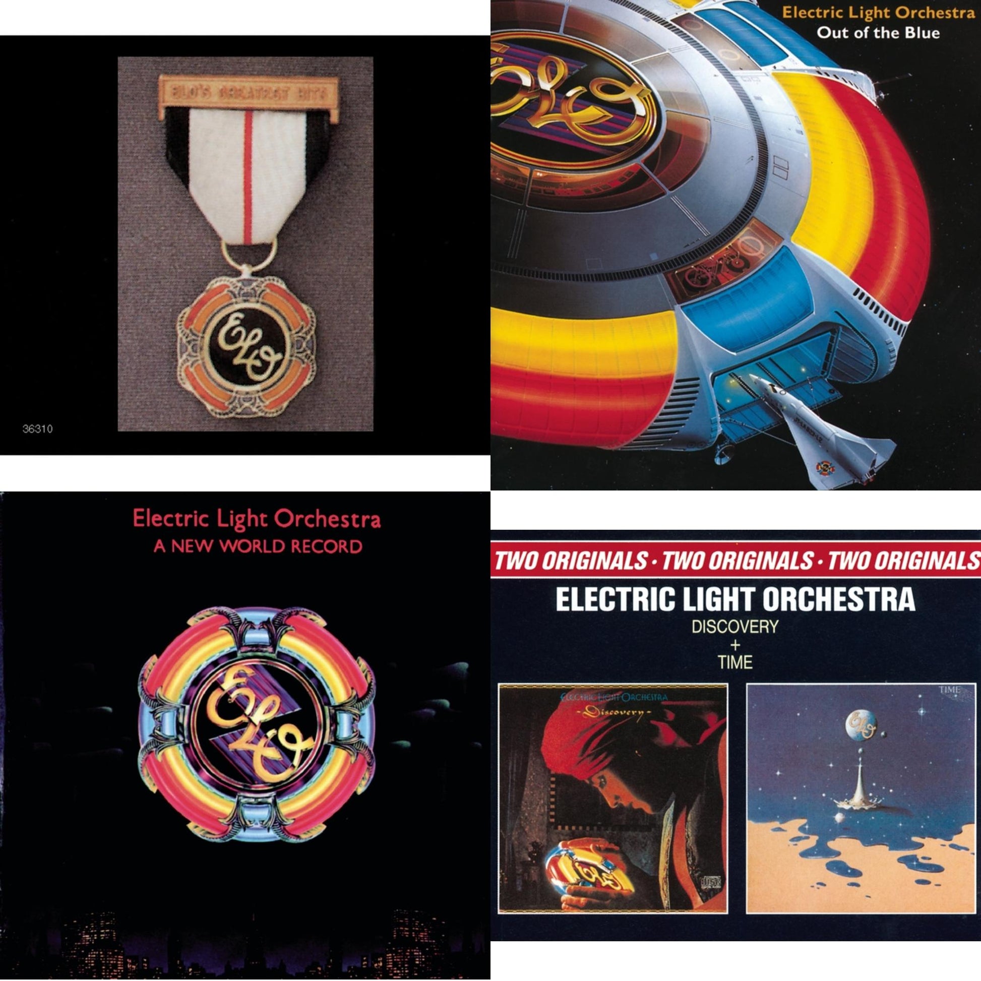 Electric Light Orchestra - Greatest Hits & Out Of The Blue & New World Record & Discovery - CD Bundle