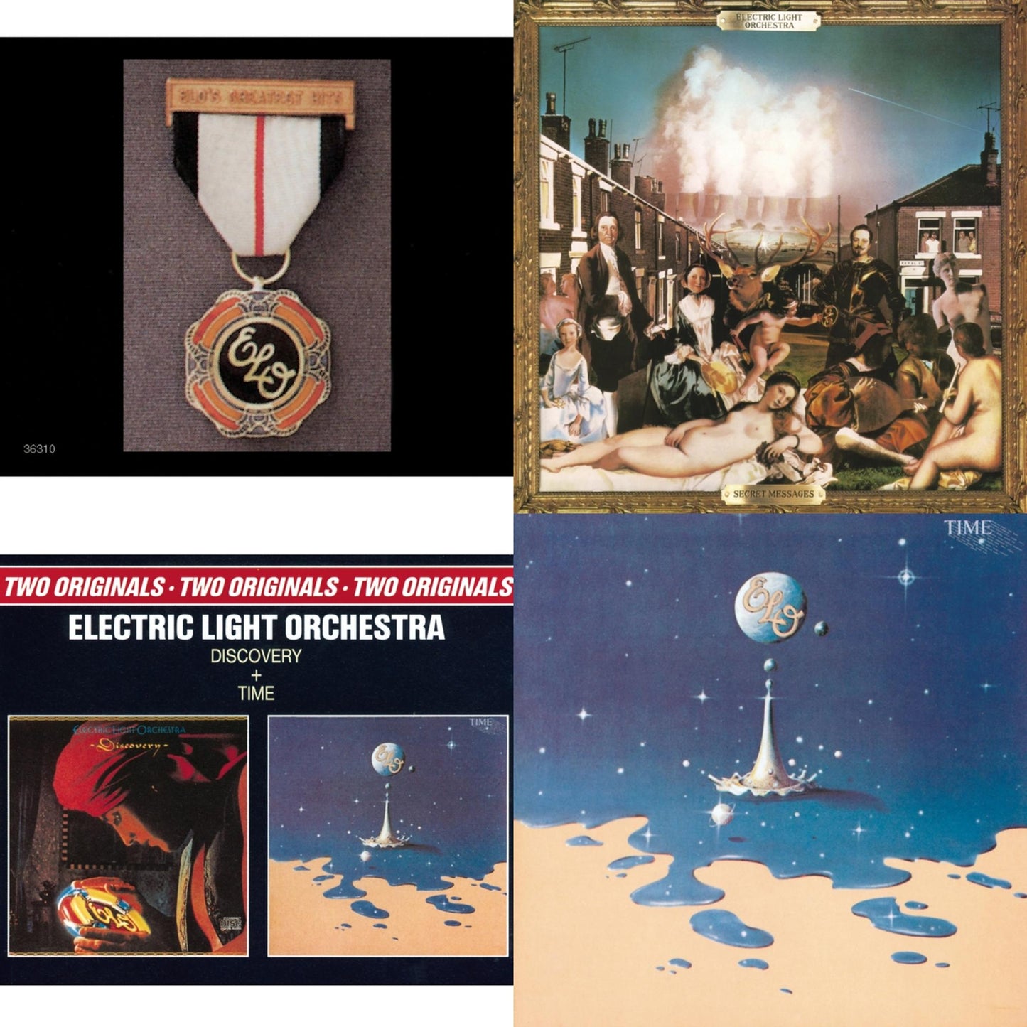 Electric Light Orchestra - Greatest Hits & Secret Messages & Discovery & Time - CD Bundle