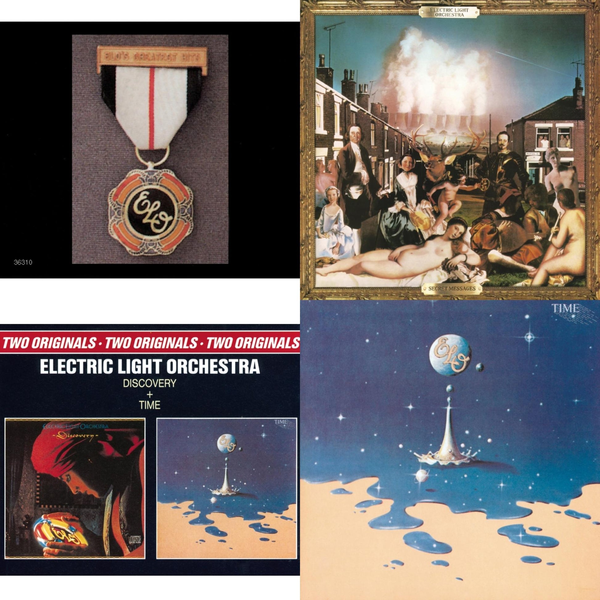 Electric Light Orchestra - Greatest Hits & Secret Messages & Discovery & Time - CD Bundle