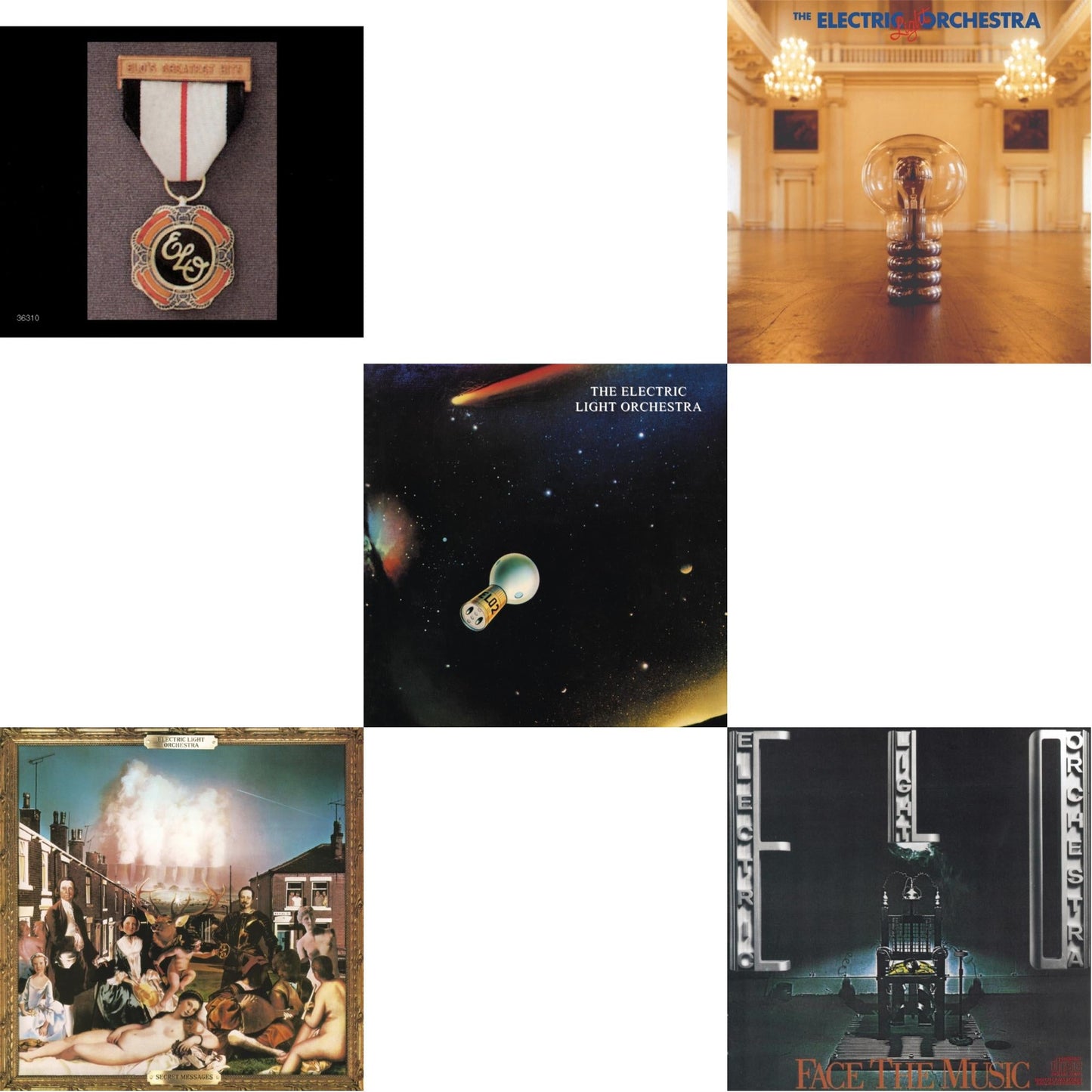 Electric Light Orchestra - Greatest Hits & Secret Messages & Elo 2 & No Answer & Face The Music - CD Bundle