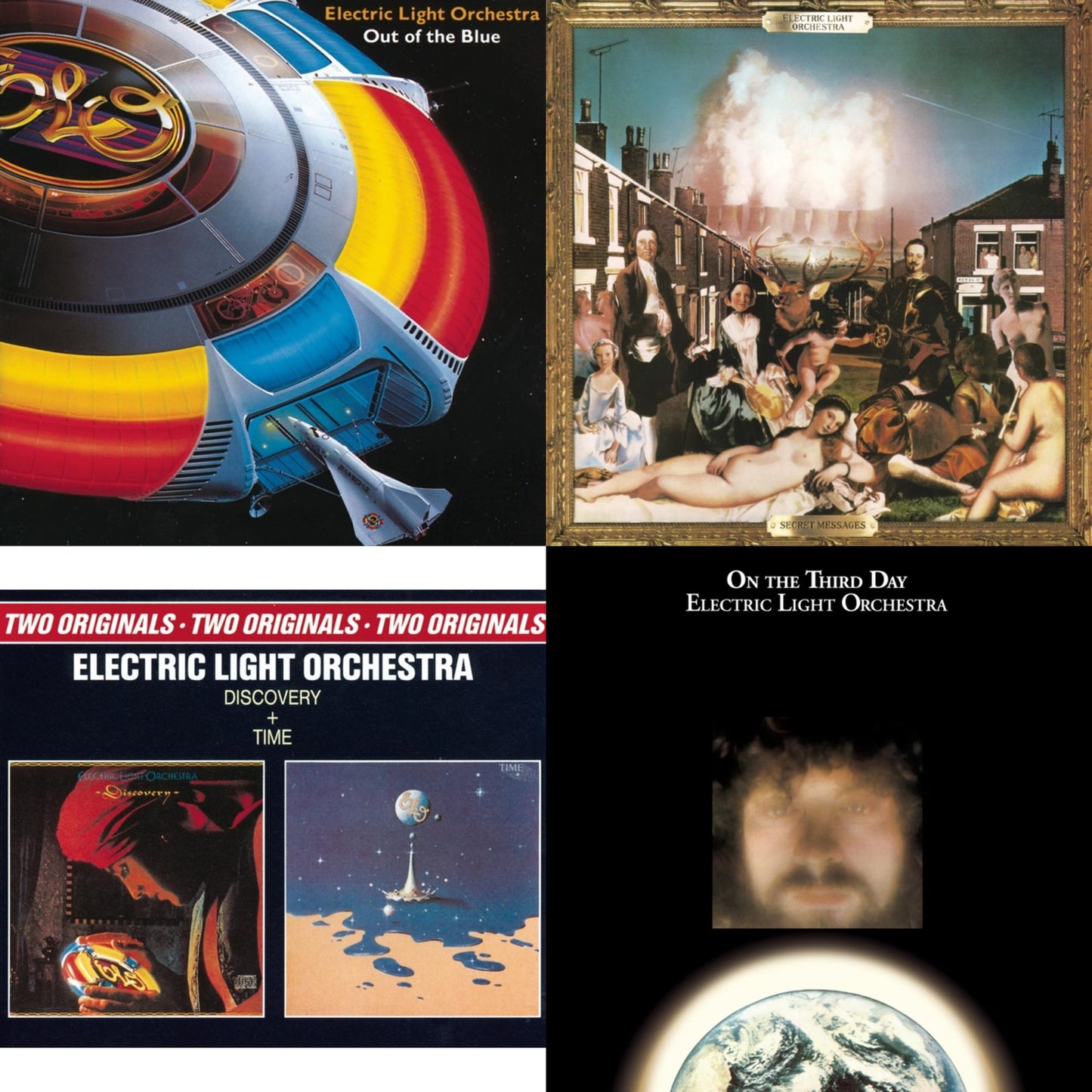 Electric Light Orchestra - Out Of The Blue & Secret Messages & Discovery & On The Third Day - CD Bundle