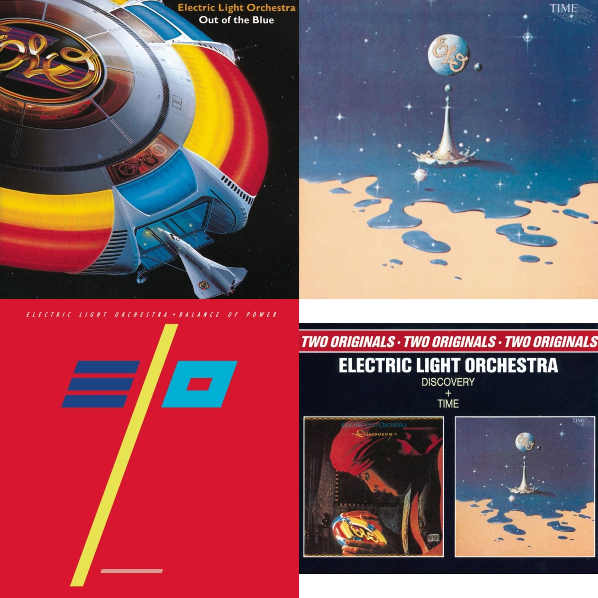 Electric Light Orchestra - Out Of The Blue & Balance Of Power & Discovery & Time - CD Bundle