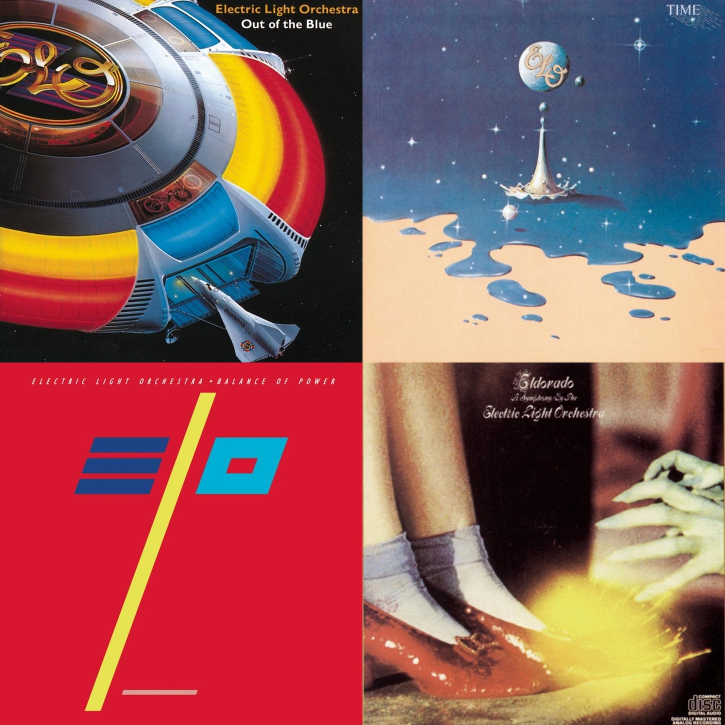Electric Light Orchestra - Out Of The Blue & Balance Of Power & Time & Eldorado - CD Bundle