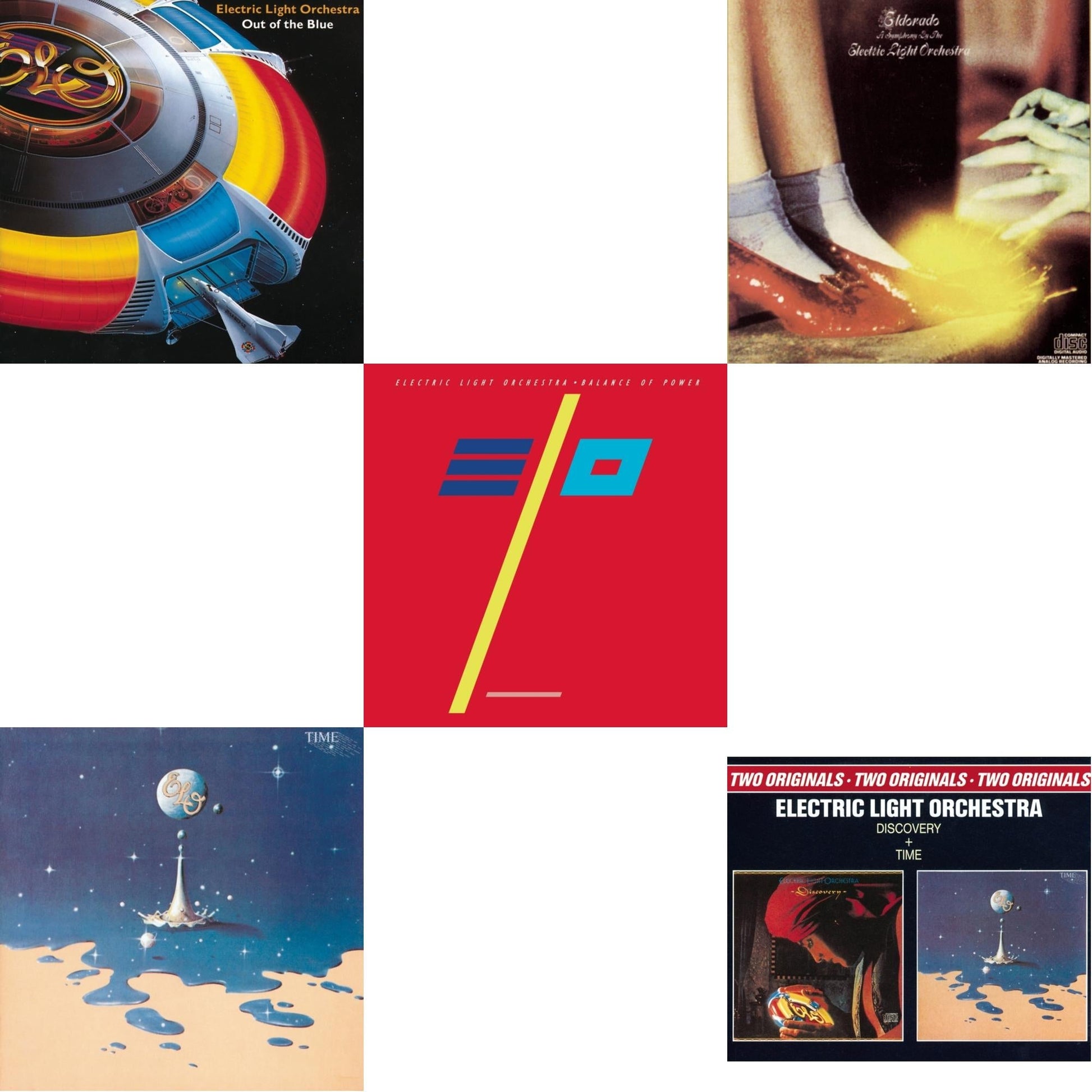 Electric Light Orchestra - Out Of The Blue & Balance Of Power & Discovery & Time & Eldorado - CD Bundle