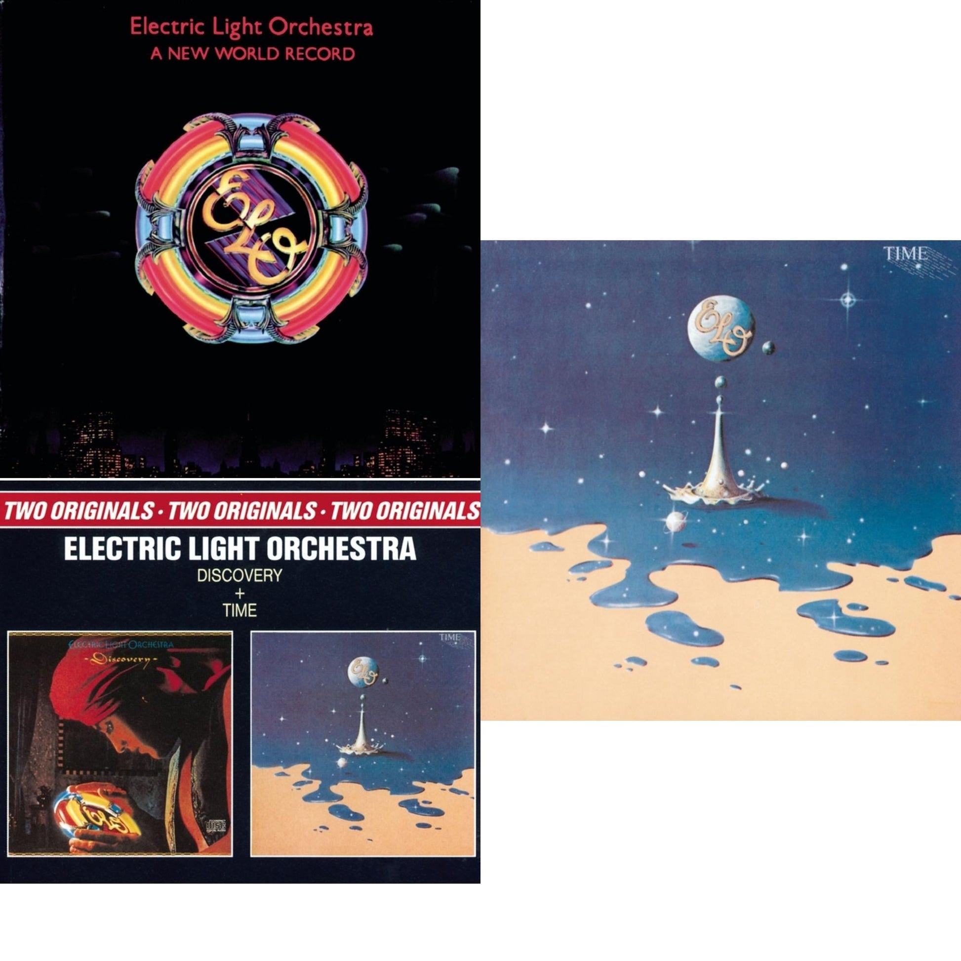Electric Light Orchestra - New World Record & Discovery & Time - CD Bundle