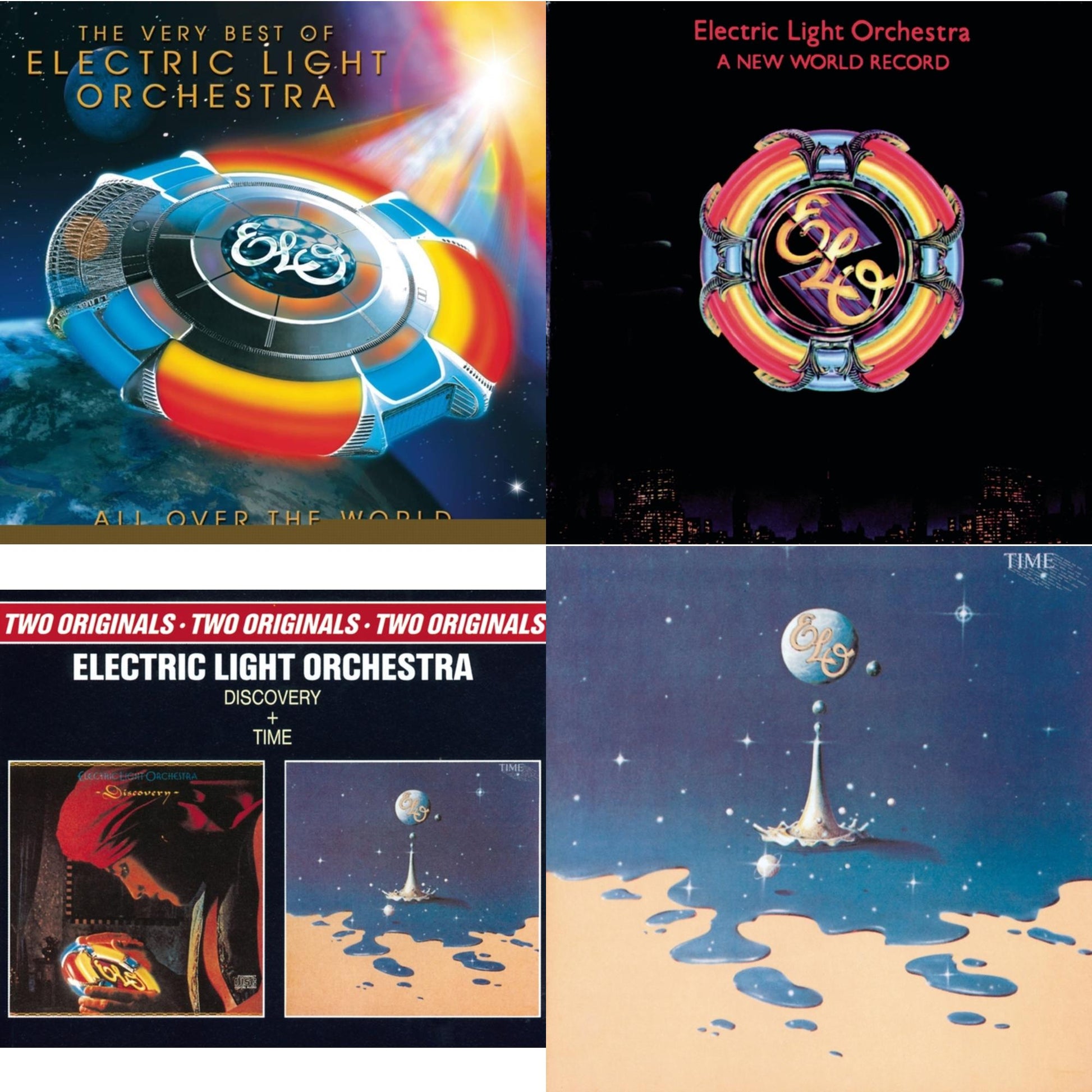 Electric Light Orchestra - All Over The World: Very Best Of & New World Record & Discovery & Time - CD Bundle