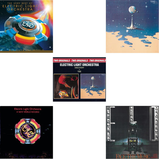 Electric Light Orchestra - All Over The World: Very Best Of & New World Record & Discovery & Time & Face The Music - CD Bundle