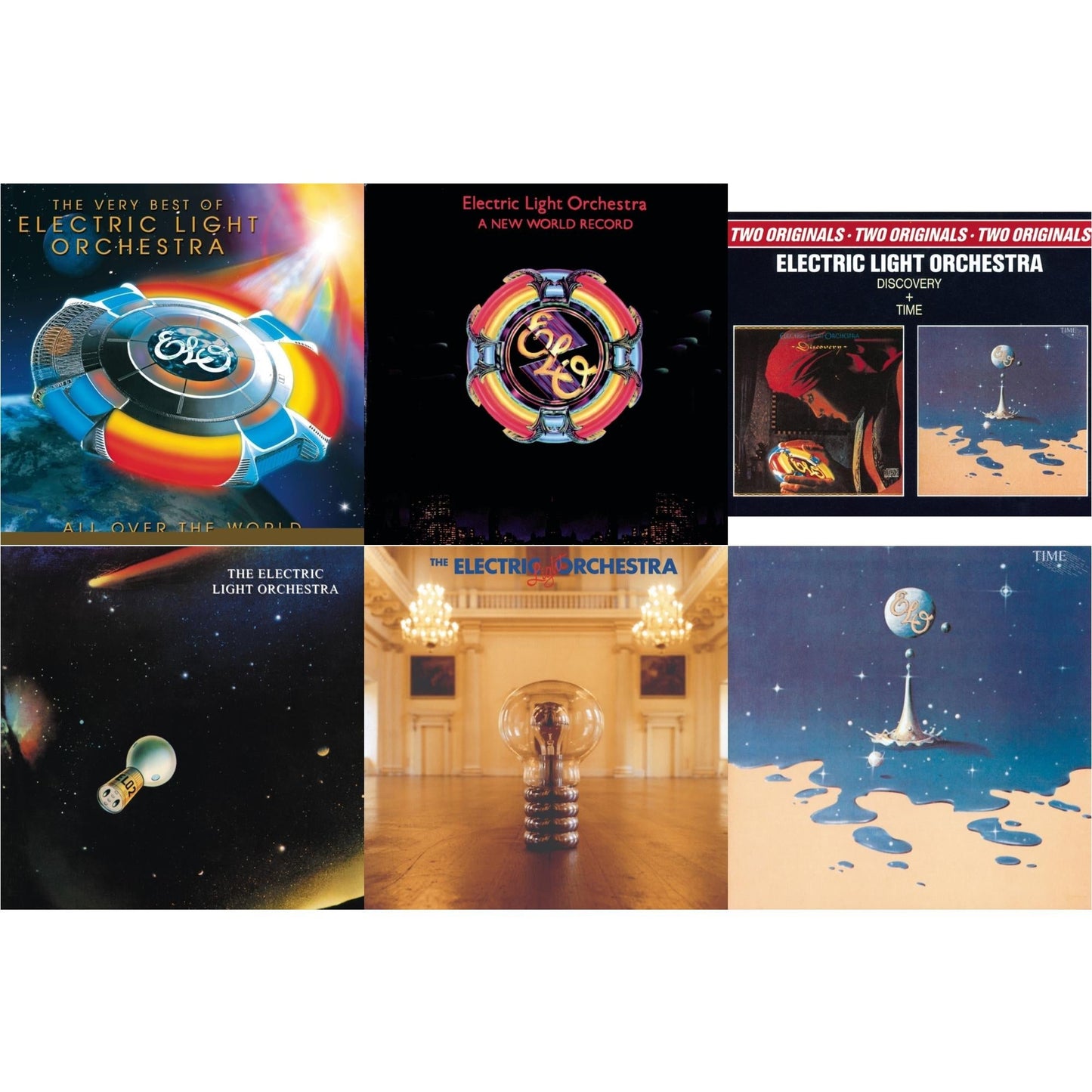 Electric Light Orchestra - All Over The World: Very Best Of & New World Record & Discovery & Elo 2 & No Answer & Time - CD Bundle