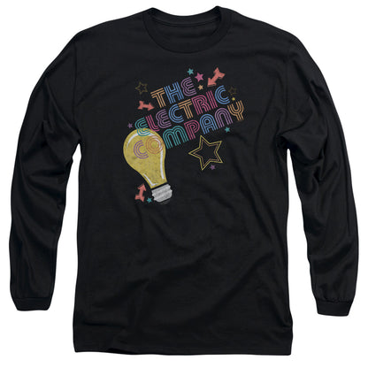 Electric Company Electric Light Mens Long Sleeve Shirt Black Officially Licensed Officially Licensed