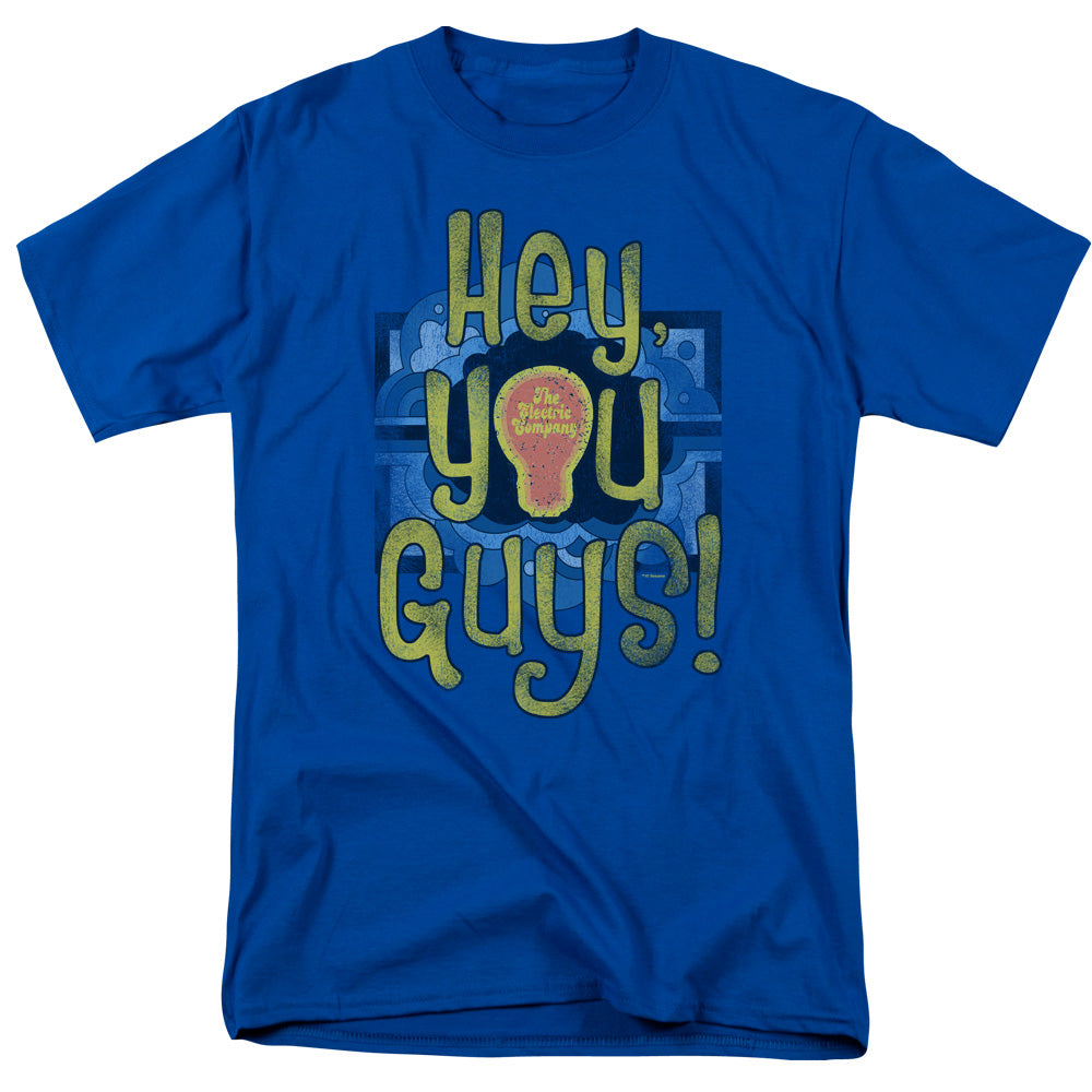 Electric Company Hey You Guys Mens T Shirt Royal