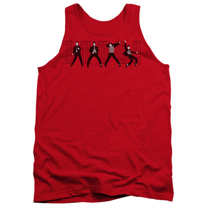 Elvis Presley Jailhouse Rock Mens Tank Top Shirt Red