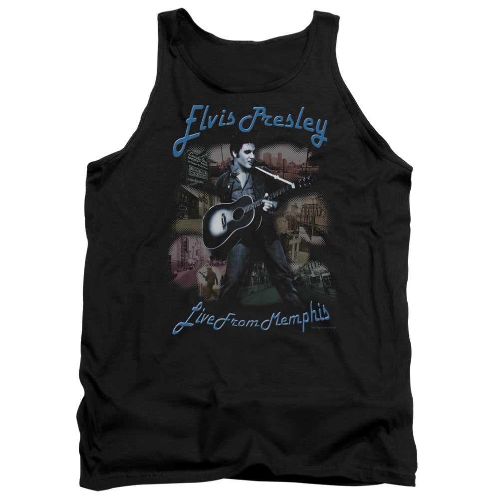 Elvis Presley Memphis Mens Tank Top Shirt Black