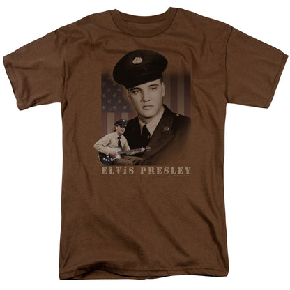 Elvis Presley Gi Elvis Mens T Shirt Coffee