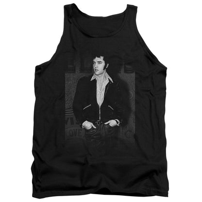 Elvis Presley Just Cool Mens Tank Top Shirt Black