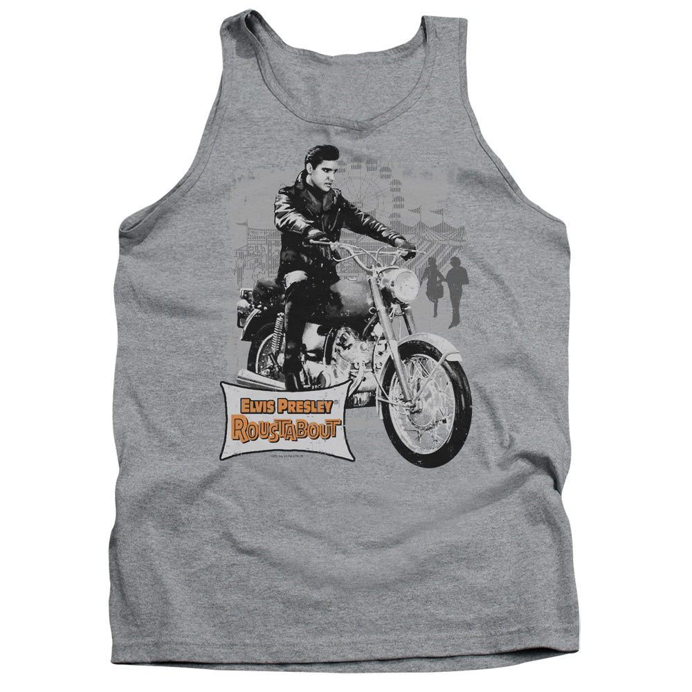 Elvis Presley Roustabout Poster Mens Tank Top Shirt Athletic Heather