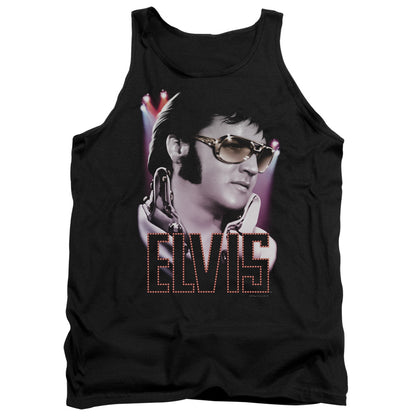 Elvis Presley 70S Star Mens Tank Top Shirt Black