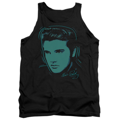 Elvis Presley Young Dots Mens Tank Top Shirt Black