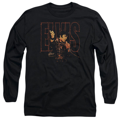 Elvis Presley Take My Hand Mens Long Sleeve Shirt Black Officially Licensed Officially Licensed