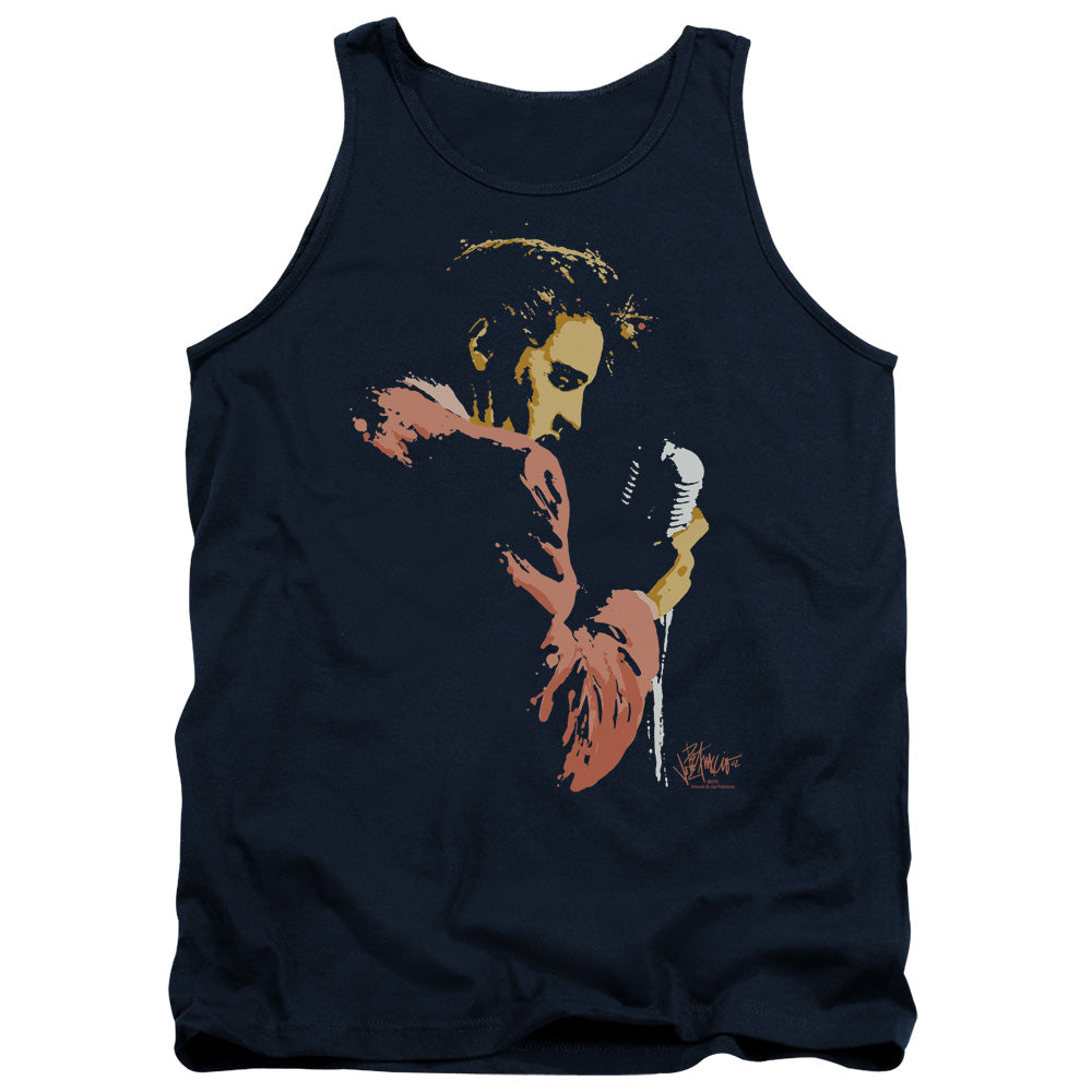 Elvis Presley Early Elvis Mens Tank Top Shirt Navy