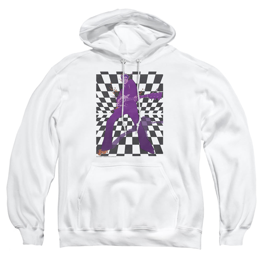 Elvis Presley Lets Rock Mens Hoodie White Officially Licensed