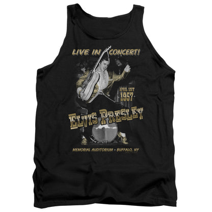 Elvis Presley Live In Buffalo Mens Tank Top Shirt Black