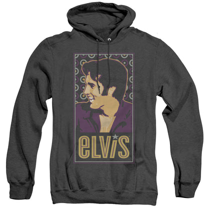 Elvis Presley Elvis Is Heather Mens Hoodie Black Officially Licensed