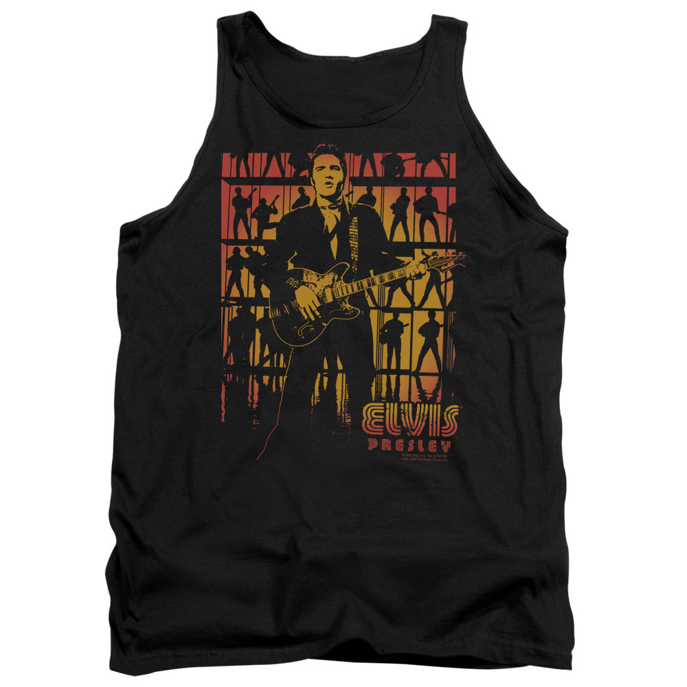 Elvis Presley Comeback Spotlight Mens Tank Top Shirt Black