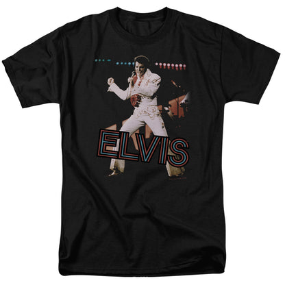 Elvis Presley Hit The Lights Mens T Shirt Black