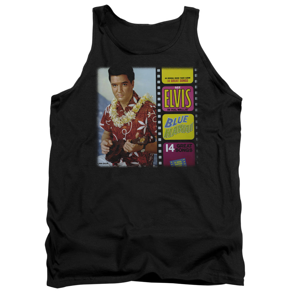 Elvis Presley Blue Hawaii Album Mens Tank Top Shirt Black